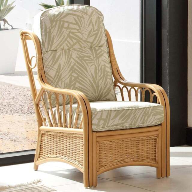 Desser Furniture Vale Light Oak Tropical Armchair - Size: Single - Brown - Wilko - image 1
