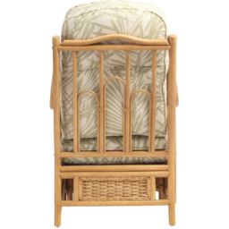 Desser Furniture Vale Light Oak Tropical Armchair - Size: Single - Brown - Wilko - thumbnail 6