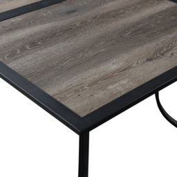 Malay Outdoor Essentials Rio Rectangular Laminate Table - Brown - Wilko - thumbnail 5