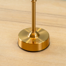 ValueLights Lowe Rechargeable LED Portable Table Lamp - Gold - Wilko - thumbnail 4