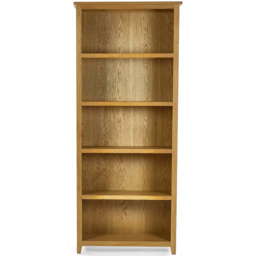 Julian Bowen Mallory 5 Shelf Tall Bookcase - Brown - Wilko - thumbnail 4