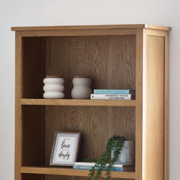 Julian Bowen Mallory 5 Shelf Tall Bookcase - Brown - Wilko - thumbnail 5