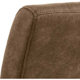 Florence Adele Set of 2 Light Brown Fabric Dining Chairs - Furniture To Go - Wilko - thumbnail 6