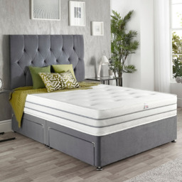 Aspire Pocket+ Small Single 1000 Tufted Cool Mattress - White - Aspire Beds - Wilko - thumbnail 3