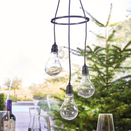 Luxform LED Apollo 3 Drop Bulbs Pendant Light - Size: 16 x 8 x 8cm - Clear - Wilko - thumbnail 4