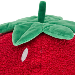 Strawberry 3D Cushion - Red - Size: 27 x 29 x 27 cm - Wilko - thumbnail 5