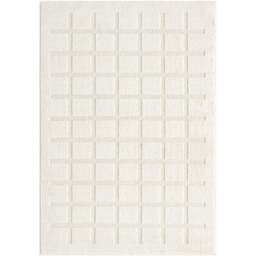 Desire Rugs Aya Cream Embossed Cube Rug 120 x 170cm - Wilko - thumbnail 1