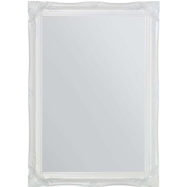 MirrorOutlet Hamilton White Shabby Chic Wall Mirror 107 x 76cm - Wilko - image 1