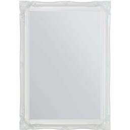 MirrorOutlet Hamilton White Shabby Chic Wall Mirror 107 x 76cm - Wilko