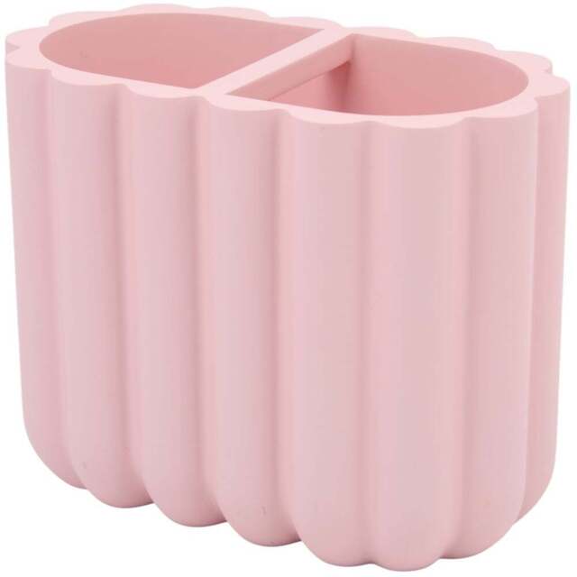 Scalloped Toothbrush Holder Blush - Wilko - image 1