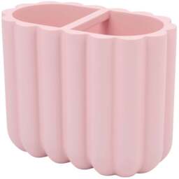 Scalloped Toothbrush Holder Blush - Wilko - thumbnail 1
