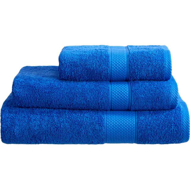 Imperial Hotel Quality Royal Blue Combed Cotton Turkish Bath Mat - Size: 50 x 80 x 4cm - Wilko - image 1