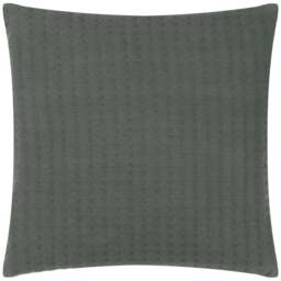 Yard Hush Dusk Cotton Linear Cushion - Size: 45 x 45 cm - Multi - Yard Living - Wilko