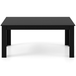 Costway 6 Seater Rectangular Dining Table Black - Wilko - thumbnail 3