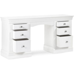 Julian Bowen Clermont Surf White Dressing Table - Size: 76 x 42 x 150cm - Wilko - thumbnail 5