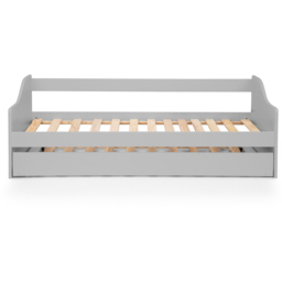 Julian Bowen Elba Dove Grey Lacquered Daybed - Size: Single - Wilko - thumbnail 6
