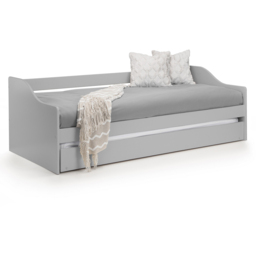 Julian Bowen Elba Dove Grey Lacquered Daybed - Size: Single - Wilko - thumbnail 3