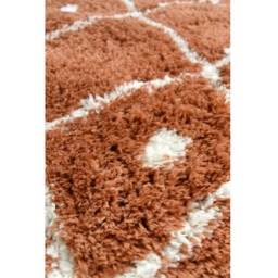 Homemaker Terracotta Snug Nomadic Shaggy Rug 120 x 170cm - Orange - Wilko - thumbnail 3