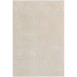 Desire Rugs Vellure Cream Metallic Sheen Pyramid Design Rug 120 x 170cm - Size: 170 x 120 x 1.1cm - Wilko - thumbnail 1