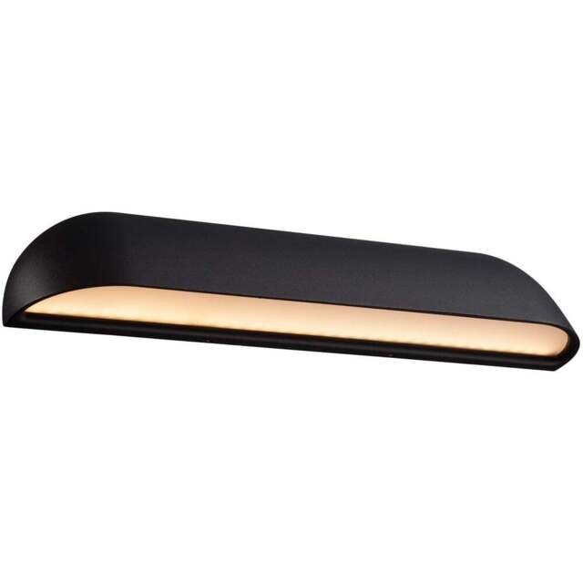 Nordlux Front 36 Black Wall Light - Size: 6.8 x 36 x 6.8cm - Wilko - image 1