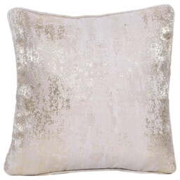Divante Agadir Champagne Jacquard Square Cushion 45cm - Size: 45 x 45cm - Wilko - thumbnail 1