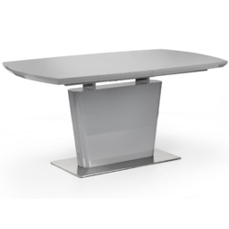 Julian Bowen Como 6 Seater Grey High Gloss Table Set - Wilko - thumbnail 5