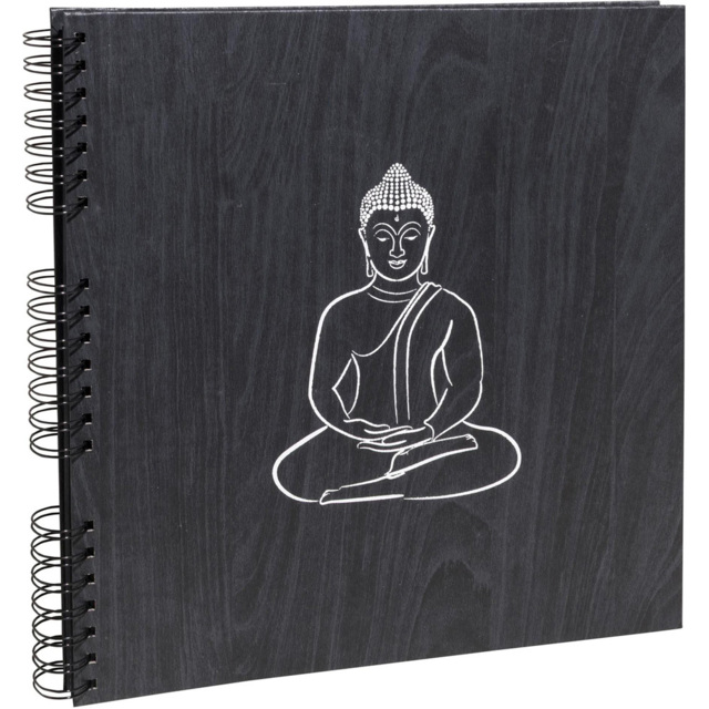 Exacompta Zen Ebony Spiral Photo Album 60 Sheets 300 Photos - Size: 3.3 x 33 x 35cm - Wilko - image 1