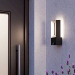 EGLO Riforano Black Exterior Wall Light with Sensor - Size: 11.0 x 9.5 x 29.0cm - Wilko - thumbnail 3