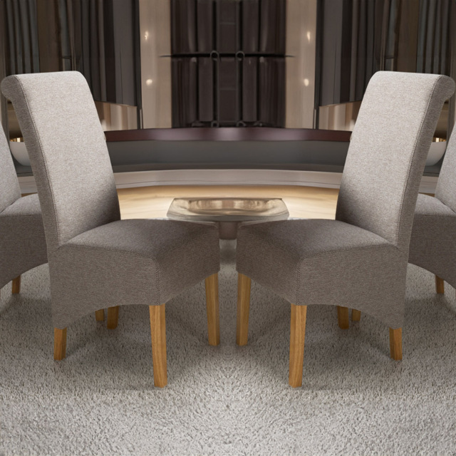 Shankar Krista Set of 2 Mocha Weave Dining Chair - Brown - Wilko - image 1