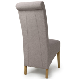 Shankar Krista Set of 2 Mocha Weave Dining Chair - Brown - Wilko - thumbnail 4