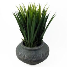 Botanik Gliese Grey Triangle Planter 21 x 40cm - Size: 21 x 40 x 40cm - Wilko - thumbnail 4