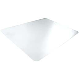 Floortex Unomat Polycarbonate Rectangular Chair Mat for Hard Floor 89 x 119cm - Clear - Wilko