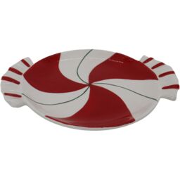 Candy Cane Plate White and Red - Wilko - thumbnail 4