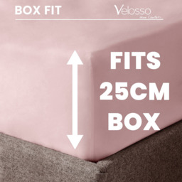 Velosso Microfibre Super King Size Pink Fitted Sheet - Wilko - thumbnail 6
