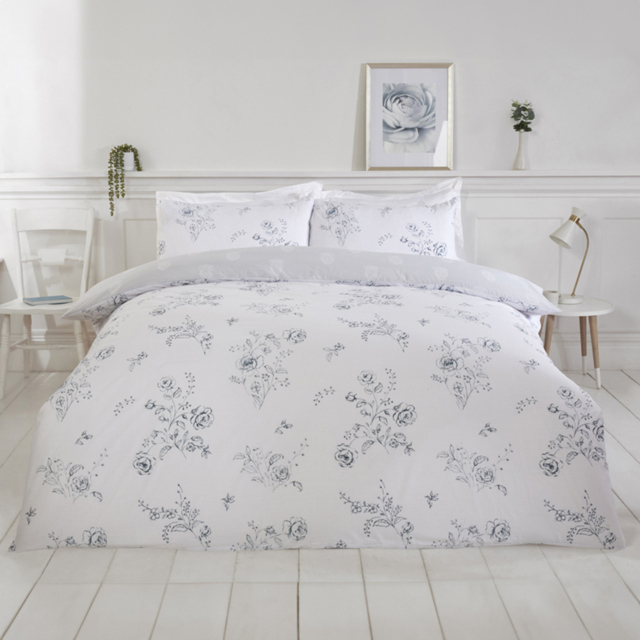 Rapport Home PH Sadie Double Royal Blue Duvet Set - Wilko - image 1