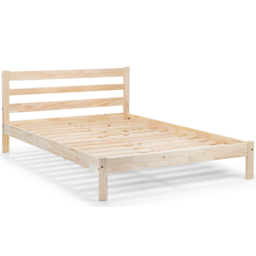 Julian Bowen Sami Double Unfinished Pine Bed - Brown - Wilko - thumbnail 4