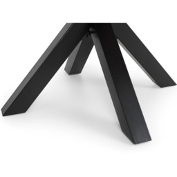 Julian Bowen Berwick 4 Seater Round Dining Table - Black - Wilko - thumbnail 5