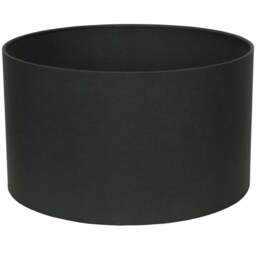 ValueLights Reni Charcoal Fabric Medium Drum Shade - Size: 35 x 20 x 35cm - Grey - Wilko