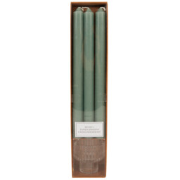 Set of 3 Taper Candles and Candle Holder - Multicolour - Wilko - thumbnail 1