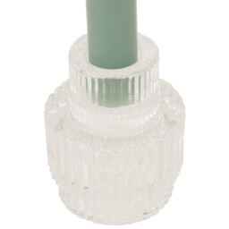 Set of 3 Taper Candles and Candle Holder - Multicolour - Wilko - thumbnail 6
