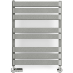Terma Warp T Bold Salt n Pepper Heated Towel Rail 1569 BTU 655 x 500mm - Size: 65.5 x 50 x 11.2cm - Grey - Wilko - thumbnail 4