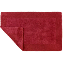 Allure Bath Fashions Elegance Cranberry Reversible Bath Mat 53 x 85cm - Red - Wilko - thumbnail 3