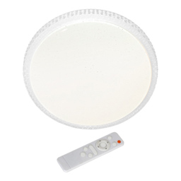 Milagro Cruz White LED Ceiling Lamp 40cm 230V - Size: 40 x 40 x 6cm - Wilko - thumbnail 3