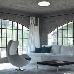 Milagro Cruz White LED Ceiling Lamp 40cm 230V - Size: 40 x 40 x 6cm - Wilko - thumbnail 5