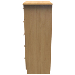 Crowndale Sherwood 5 Drawer Oak Chest of Drawers - Brown - Wilko - thumbnail 4