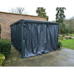 Palram Canopia 2.1 x 4.1m Rectangular Gazebo Curtain 4 Pack - Size: 0.1 x 465 x 217cm - Grey - Wilko - thumbnail 5