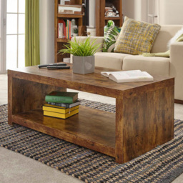GFW Jakarta Mango Coffee Table - Size: 55 x 105 x 40cm - Brown - Wilko - thumbnail 1