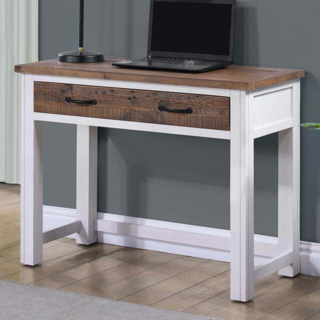Baumhaus Splash of White Hidden Space saver Desk - Wilko - image 1