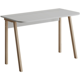 Luton White Working Table Computer Desk Home Office - Size: 75.0  x 120.0  x 60.0 cm - Decortie - Wilko - thumbnail 3