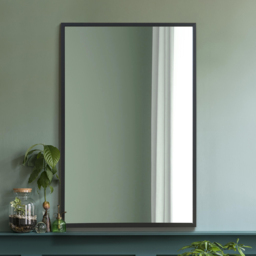 MirrorOutlet The Artus Black Aluminium Edged Wall Mirror 40 x 60cm - Size: 60 x 40cm - Wilko - thumbnail 7
